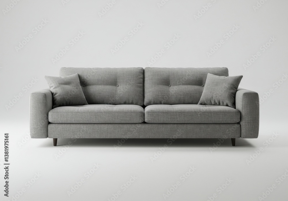 Modern gray sofa minimalist design Modern gray sofa minimalist design
