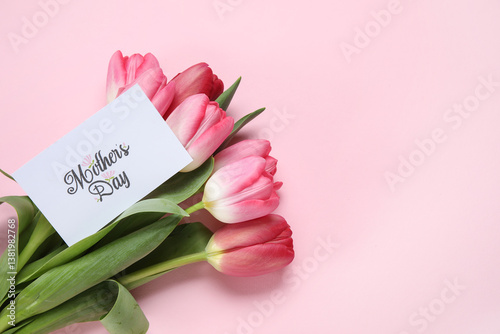 Bouquet of beautiful pink t...