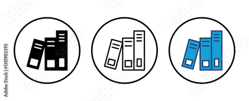 Library icon vector. education icon vector