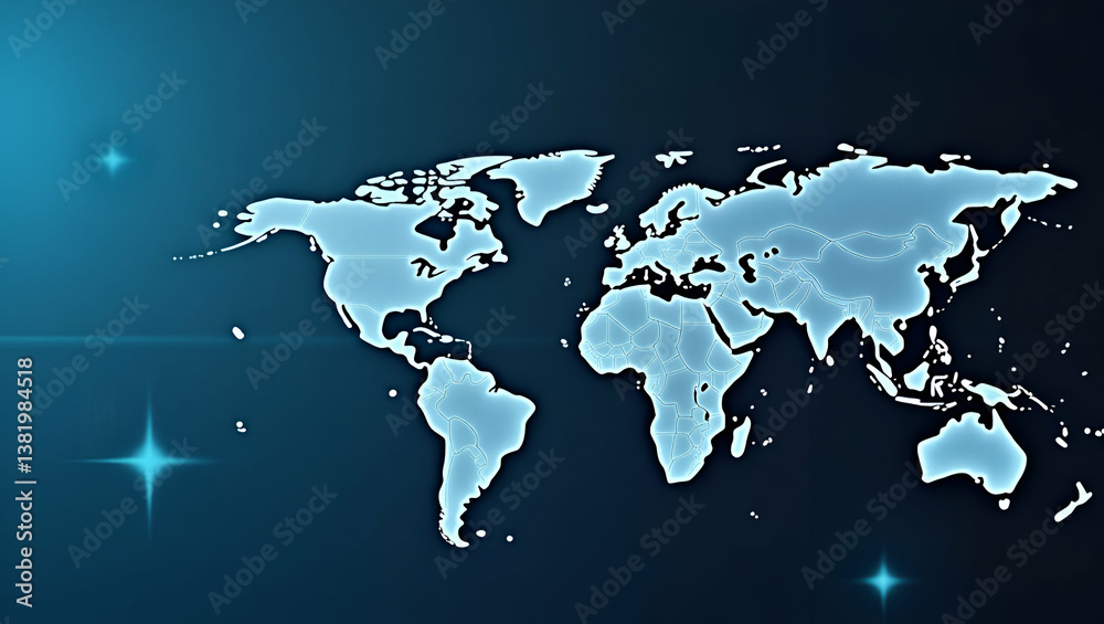 Obraz premium Cross border digital payments facilitate seamless and efficient international money transfers enhancing global trade and financial transactions in Photo Stock Concept and empty space on the left si