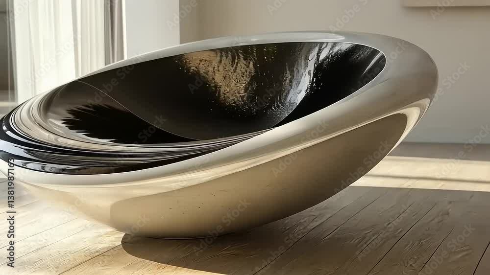 Sleek Modern Sculptural Chair Design