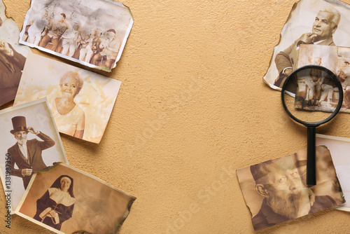 Old photos of relatives and...