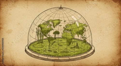 Sustainable Dome with Green Design
