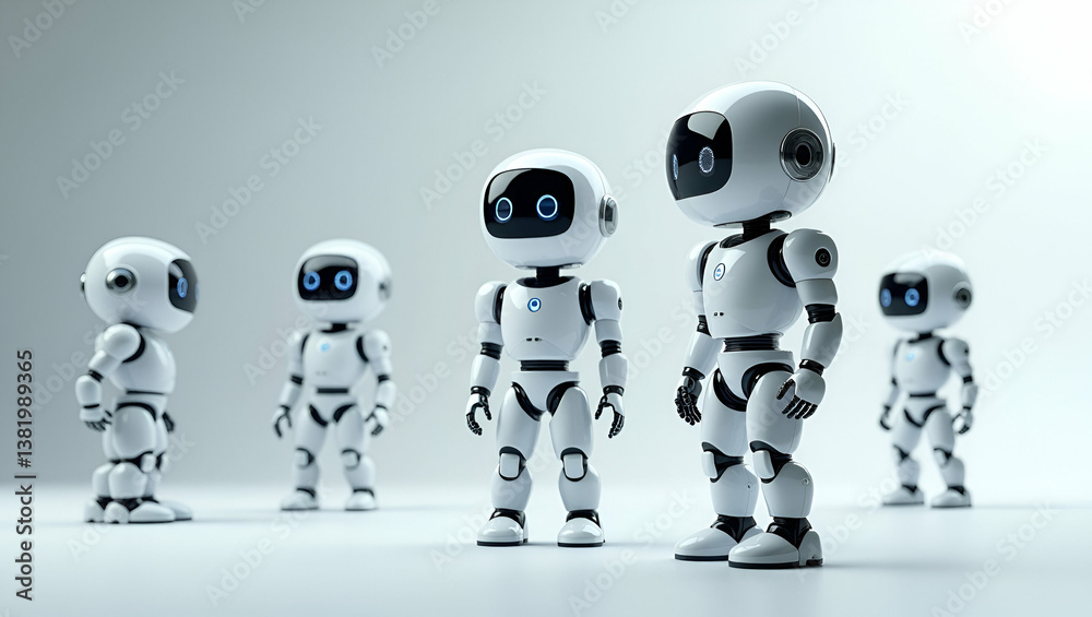 3D Wallpaper design showcasing AI driven robots amidst expansive empty space integrating sophisticated digital renderings futuristic artificial intelligence innovative robotic performance advanced mec 3D Wallpaper design showcasing AI driven robots amidst expansive empty space integrating sophisticated digital renderings futuristic artificial intelligence innovative robotic performance advanced mec