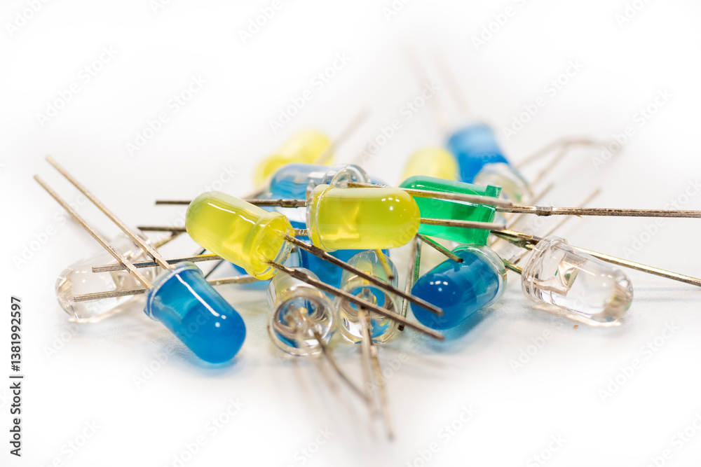 Single row pin header with black plastic isolated