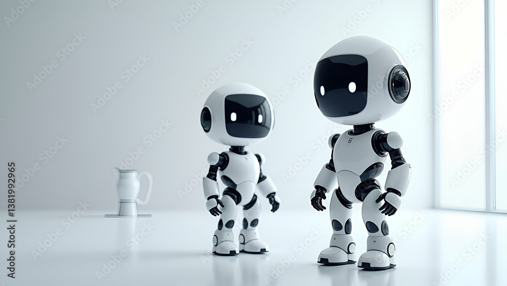 Explore stunning 3D wallpaper designs featuring AI-driven robots in vast spaces, perfect for modern digital art collections. Explore stunning 3D wallpaper designs featuring AI-driven robots in vast spaces, perfect for modern digital art collections.