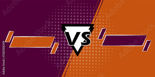 Abstract gaming background design with modern minimalist style. Classic combat background