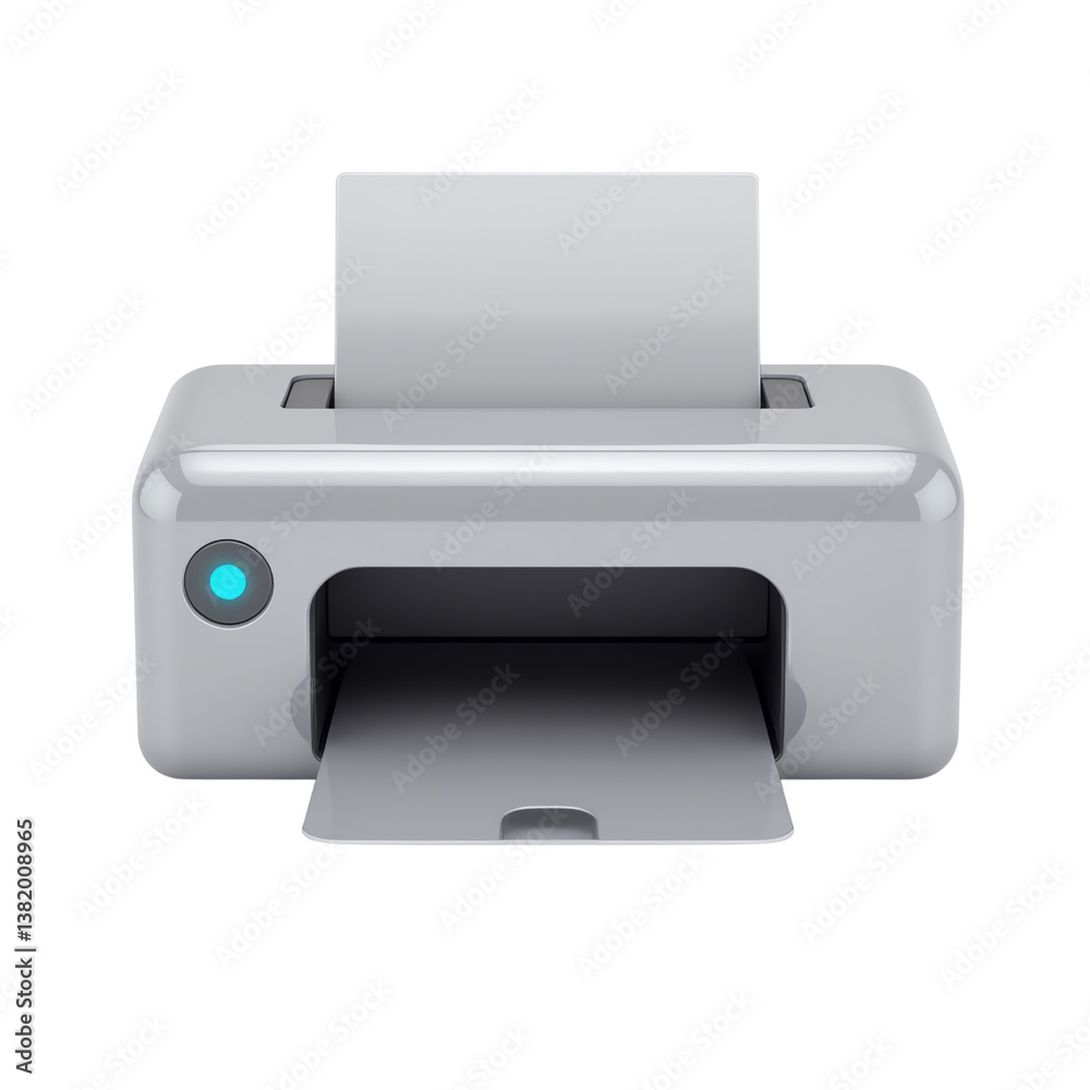 Printer, white isolate background Printer, white isolate background