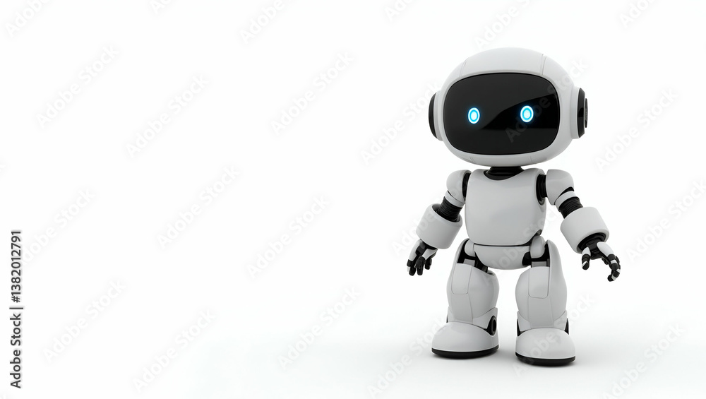 3D Humanoid AI robots are designed to perform tasks requiring human like interaction such as caregiving customer service and companionship driven by advanced AI algorithms as 3D Icon cute isolated whi 3D Humanoid AI robots are designed to perform tasks requiring human like interaction such as caregiving customer service and companionship driven by advanced AI algorithms as 3D Icon cute isolated whi