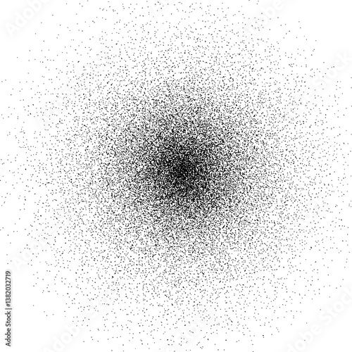 Speckle grain dot white paper noise texture with distress effect vector illustration pattern background. Dirty or dust film grain speck grit grunge overlay on white background grain noise particles.