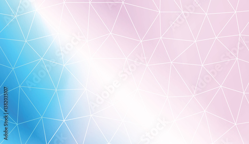 Low poly layout. For your idea, presentation, smart design Vector illustration. Creative gradient color.