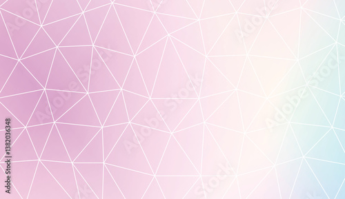 Modern pattern in triangles style. Decorative design For interior wallpaper, smart design, fashion print. Vector illustration. Blurred Background, Smooth Gradient Texture Color.