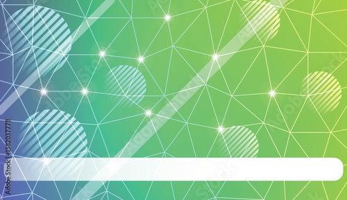 Modern pattern in triangles, line, circle, space for text style. Decorative design For interior wallpaper, smart design, fashion print. Vector illustration. Background, Smooth Gradient Texture Color.