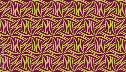 For interior wallpaper, smart design, fashion print.Vector seamless illustration with pattern in triangles style.