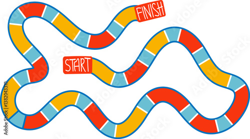 Snake Board Game Pathway