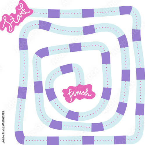 Snake Board Game Pathway