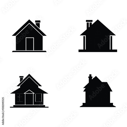 house icon set