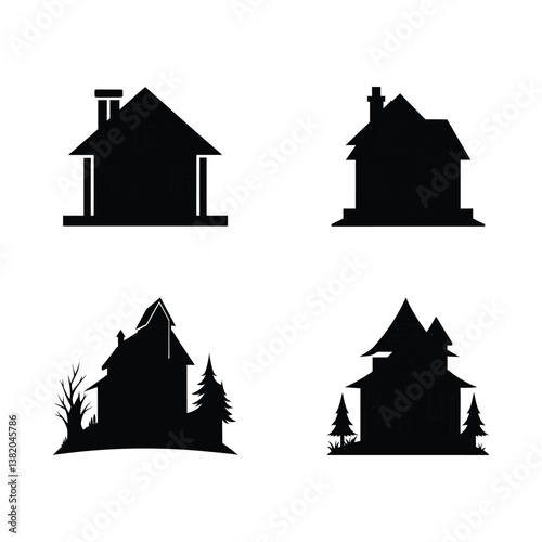 house icon set