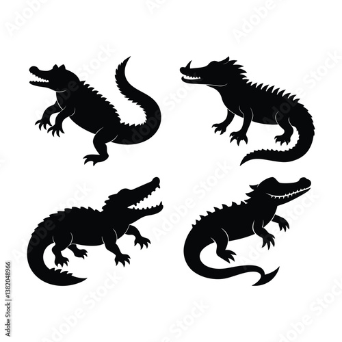 set of crocodile