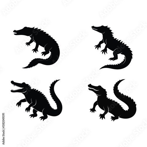crocodile vector illustration