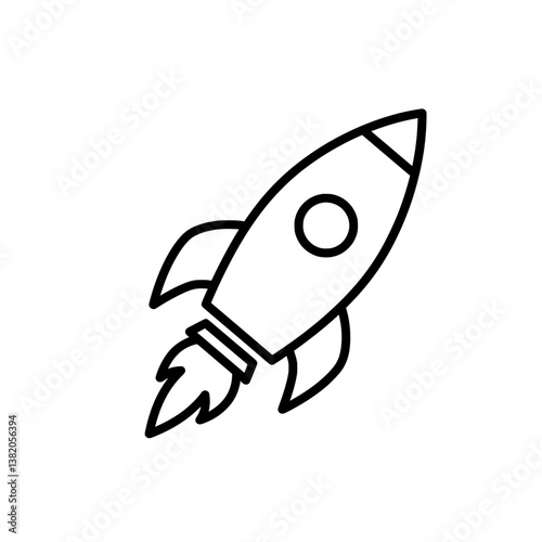 Spacecraft Glyph Symbol