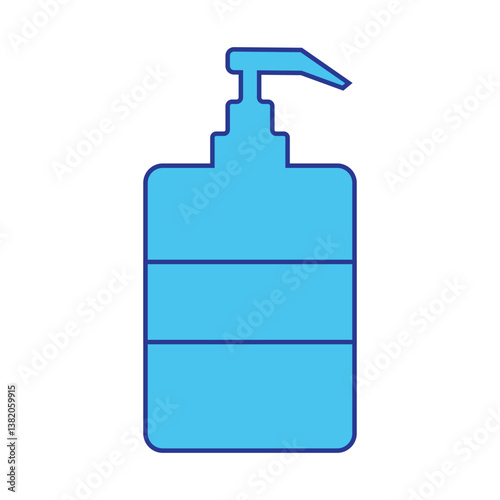 illustration of toiletries icon vector design