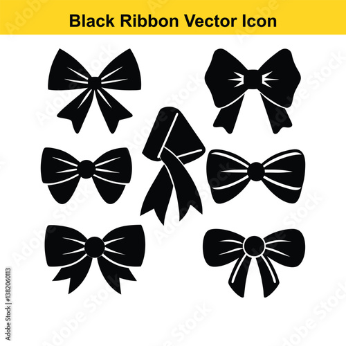 Collection of decorative bows and bow ties in various styles and colors