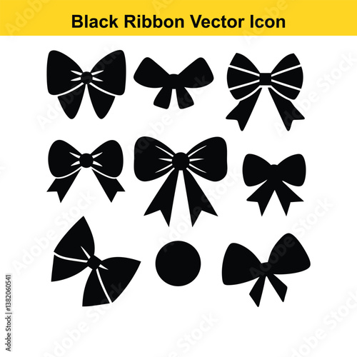 Collection of decorative bows and bow ties in various styles and colors