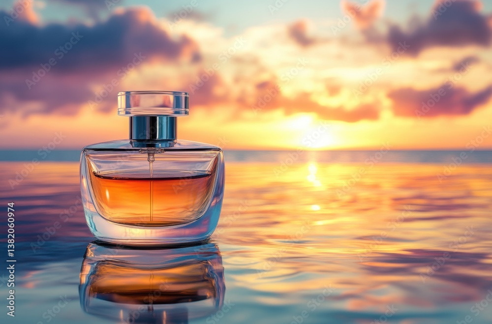 A luxurious perfume bottle with a minimalist design, A luxurious perfume bottle with a minimalist design,