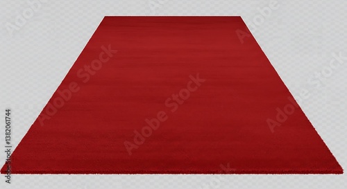 Crimson Carpet Geometry AI Generated