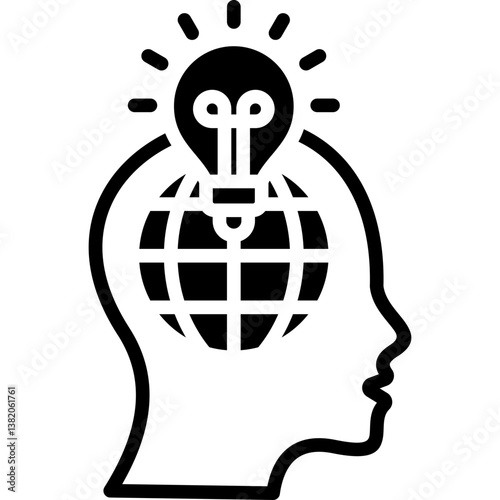 Global Thinking Icon