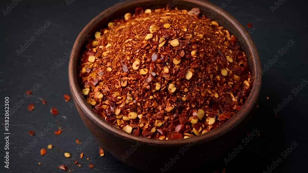 A healthy bowl of raw red lentils and brown buckwheat grain with isolated black pepper spice A healthy bowl of raw red lentils and brown buckwheat grain with isolated black pepper spice