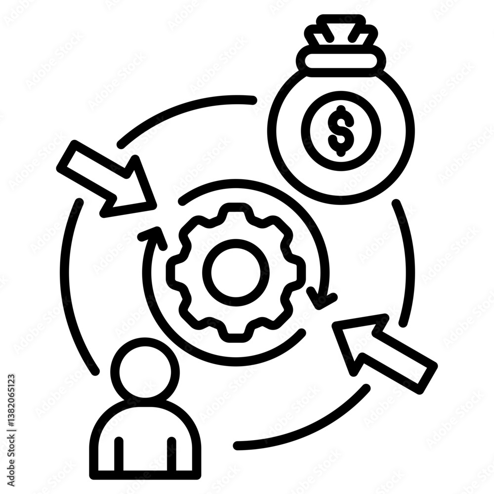 Money Management Icon Money Management Icon