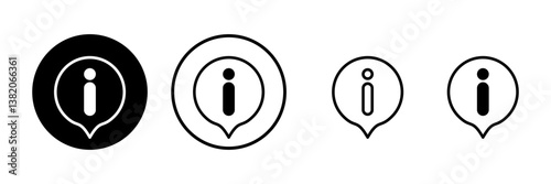 Information sign icon vector illustration. about us sign and symbol. question mark icon
