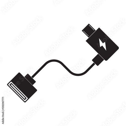 otg cable icon vector design