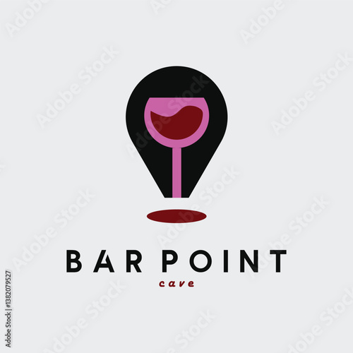 bar point logo vector design