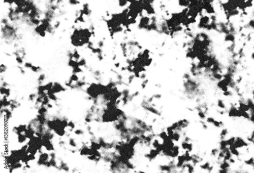 Abstract grunge black and white distressed texture background, Isolated on white background.
