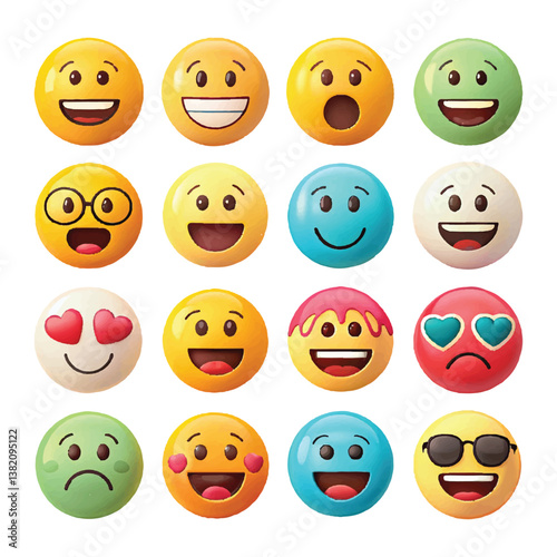 world emoji day vactor art ikon packs