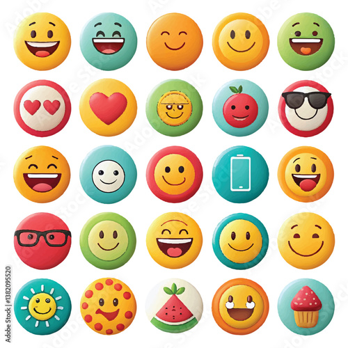 world emoji day vactor art ikon packs