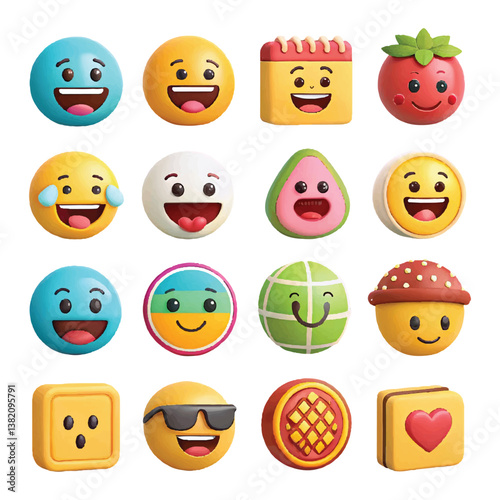 world emoji day vactor art ikon packs