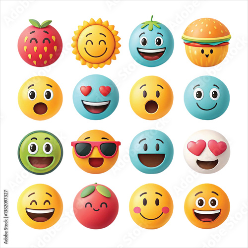 world emoji day vactor art ikon packs