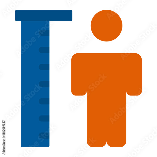 height measurement icon