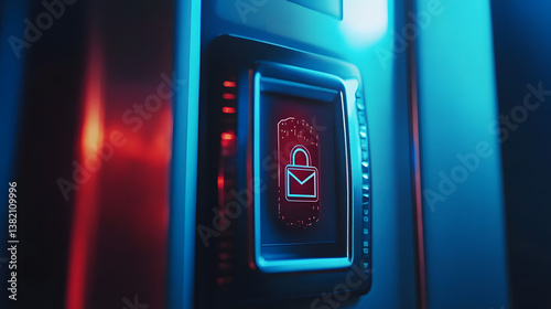 secure email login screen fingerprint recognition
