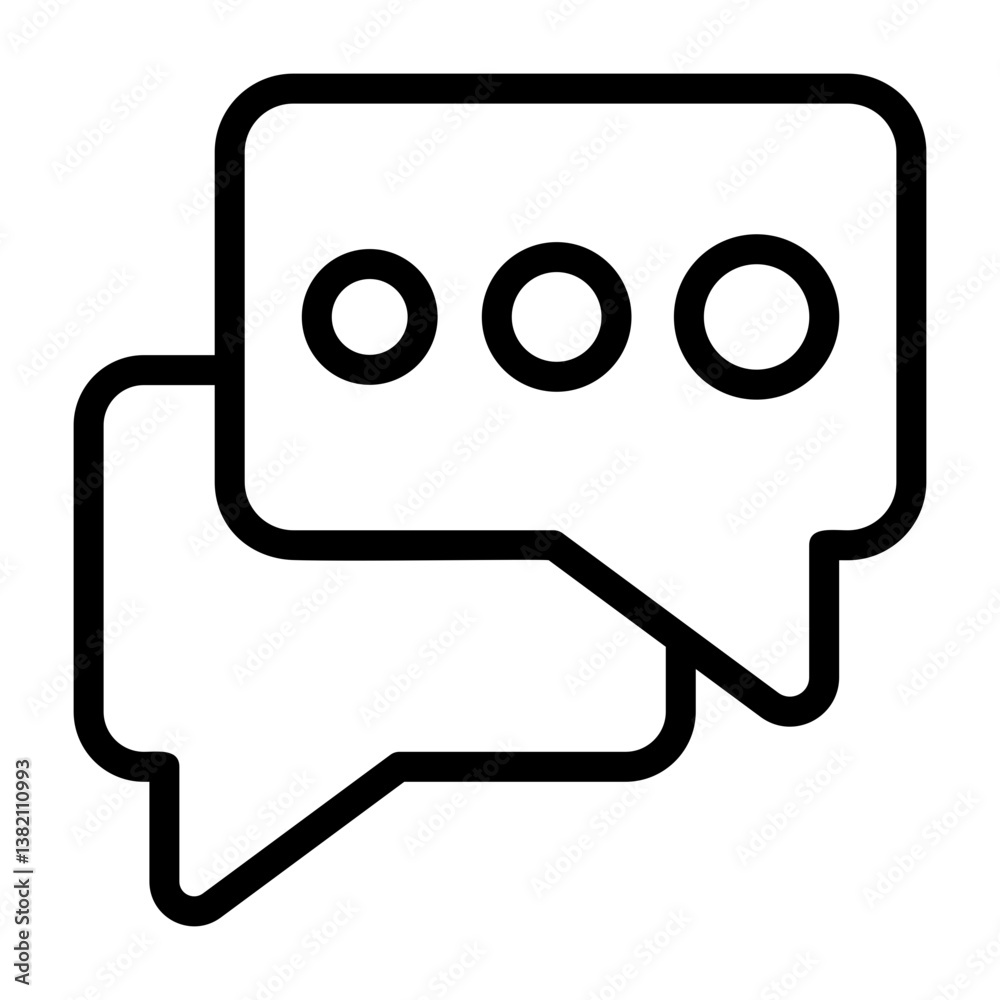 Chat Bubble Outline Icon Chat Bubble Outline Icon