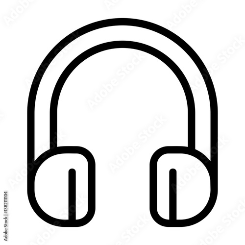 Headphone Outline Icon