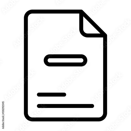 Remove Document Outline Icon