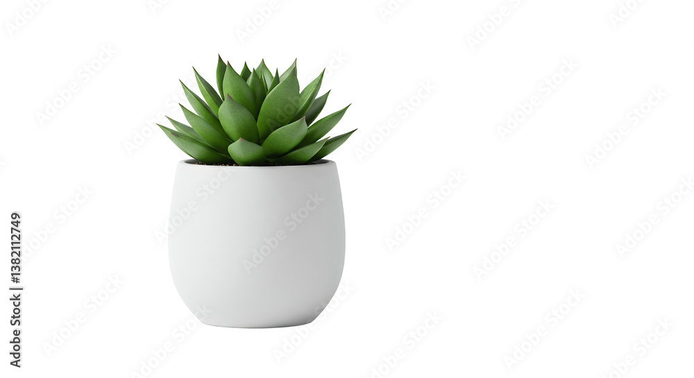 Small Green Succulent in Transparent Pot Isolated on Transparent Background Small Green Succulent in Transparent Pot Isolated on Transparent Background