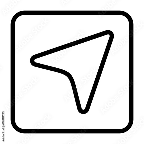 Navigate Outline Icon