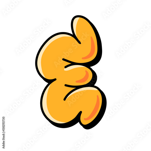 Wallpaper Mural Alphabet Bubble Balloon Graffiti Letter E – Colorful 3D Font for Fun Typography, Street Art, and Creative Design Torontodigital.ca