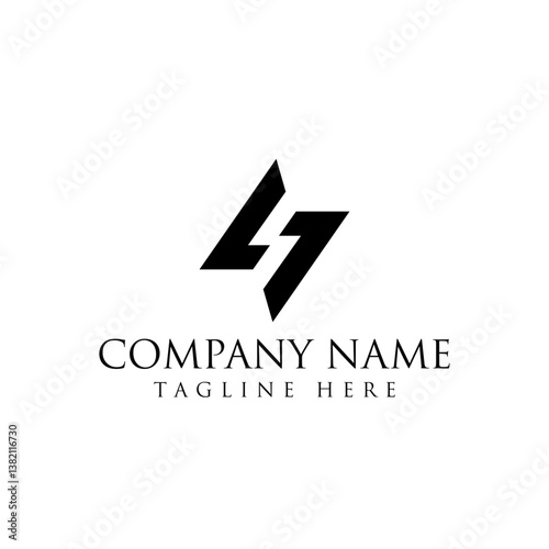 S letter logo with lightning style.
